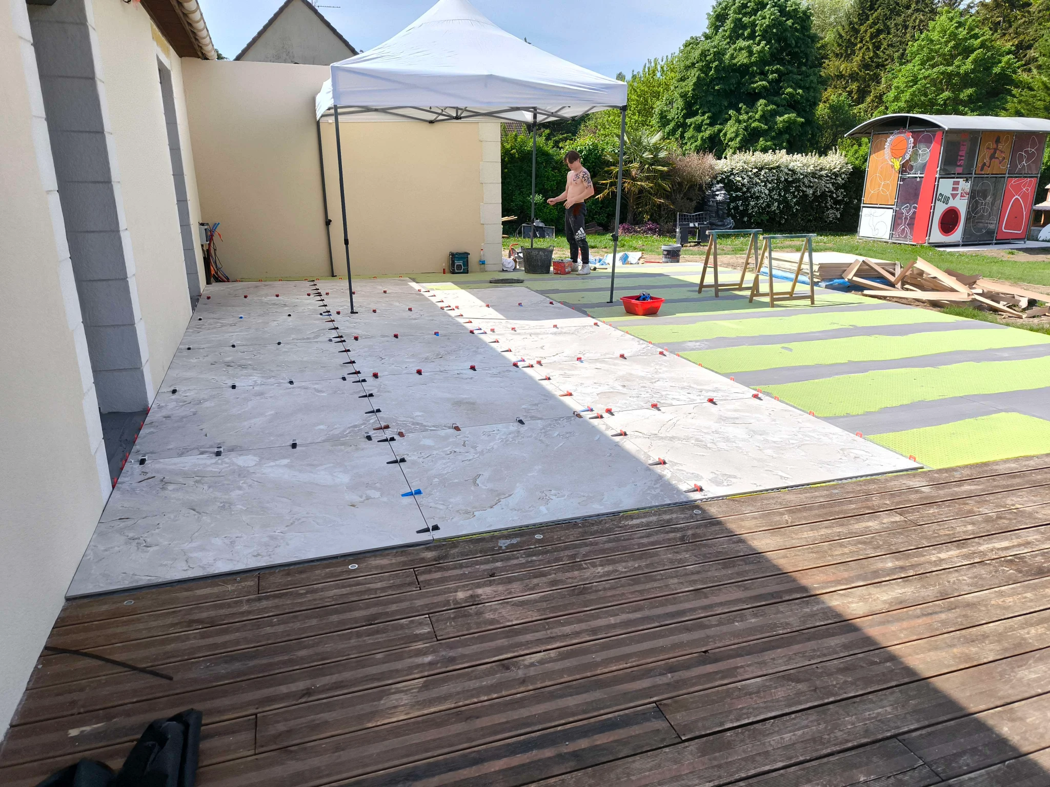 Pose carrelage terrasse - réalisations (2)